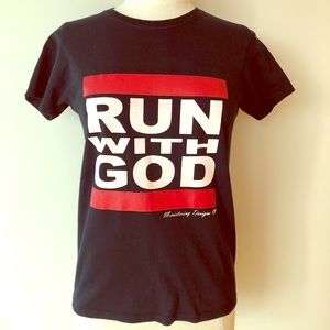 Run With God T-Shirt by Ministering Designs